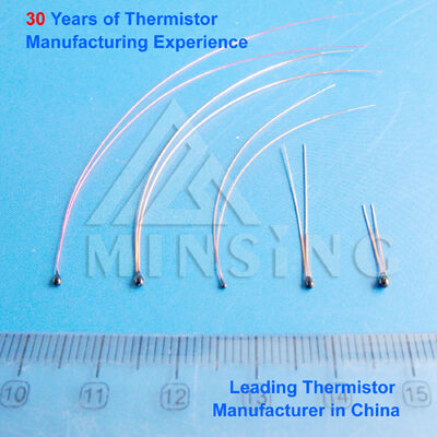 NTC Thermistor bọc Epoxy chính xác với dây dẫn tráng men