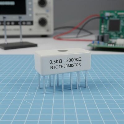 Nhiệt kế NTC điện trở DIP với vật liệu gốm và dải điện trở 0,5KΩ - 2000KΩ để đo nhiệt độ