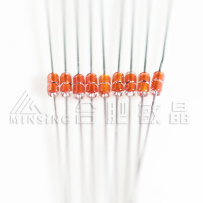 MF58 Thermistor NTC trục thủy tinh kín, 100K ± 1% Độ chính xác cao, B3990
